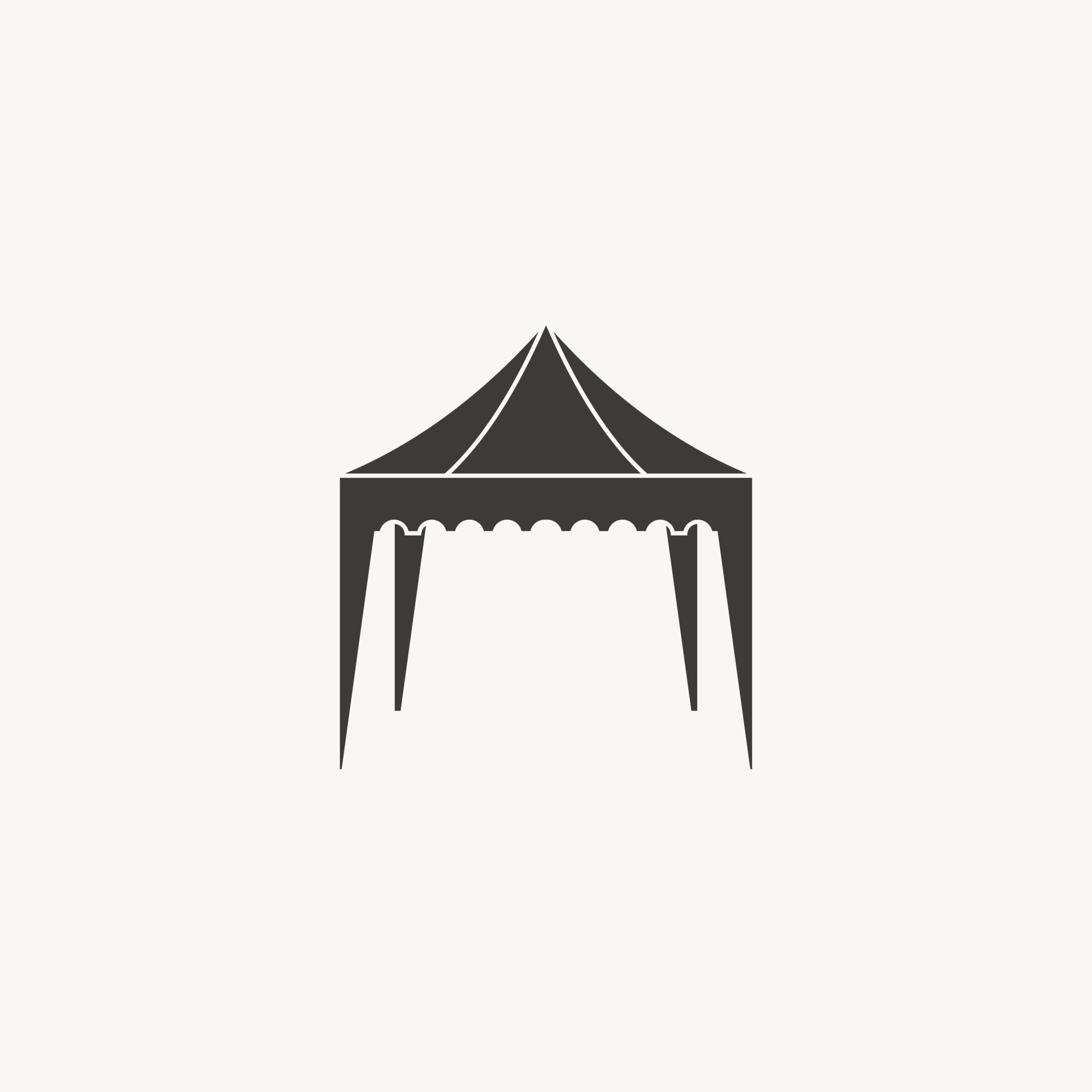 Tent Outdoor Event Mobile Advertising icon vector 20615651 Vector Art