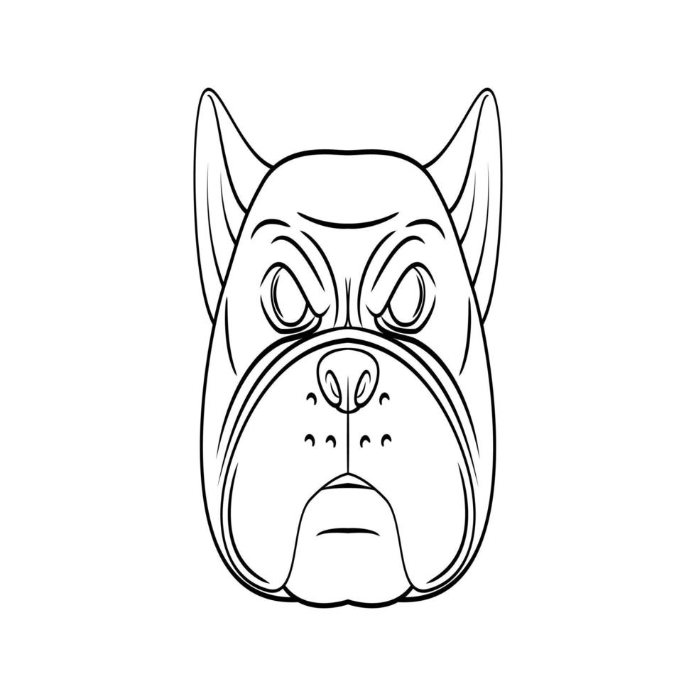 perro símbolo ilustración diseño vector