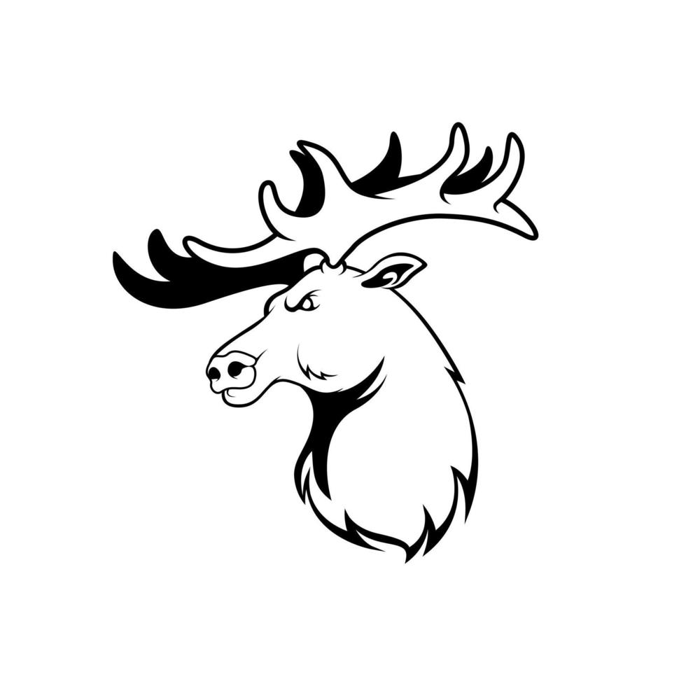 Deer Symbol illustration design vector