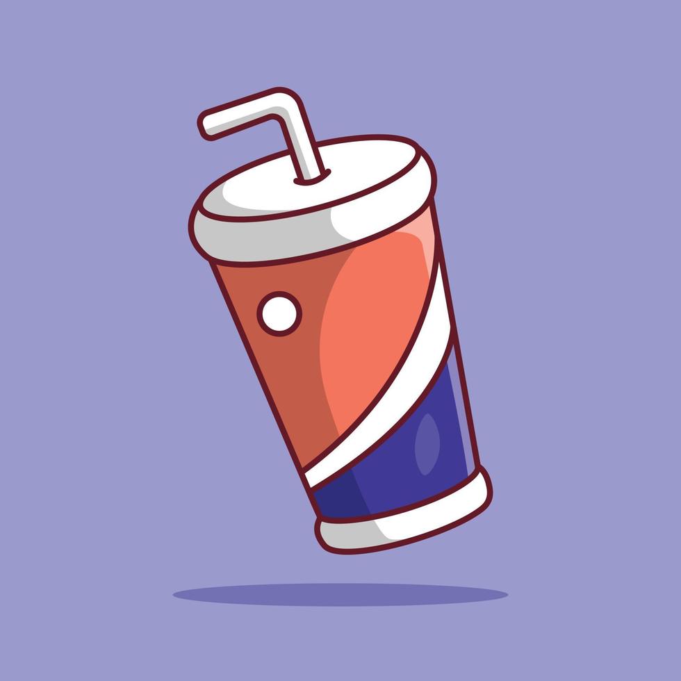 gratis vector icono soda dibujos animados ilustración