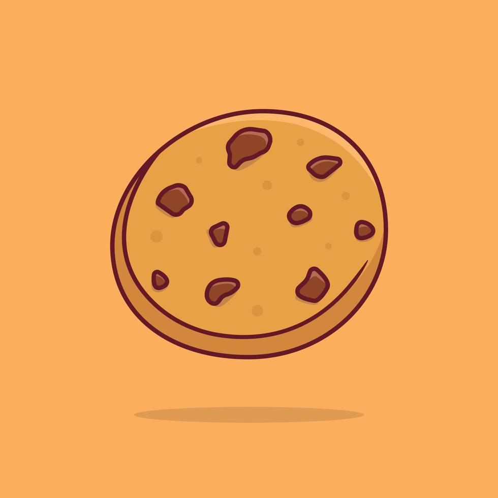 Free vector icon cookie cartoon illustration