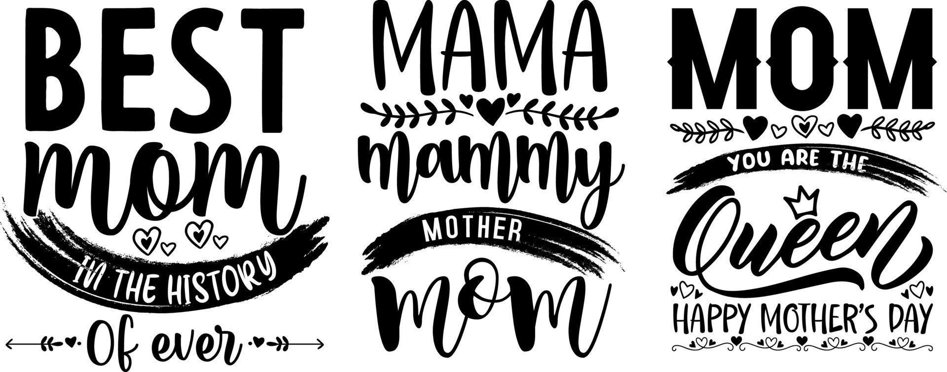 mom t-shirt design vector