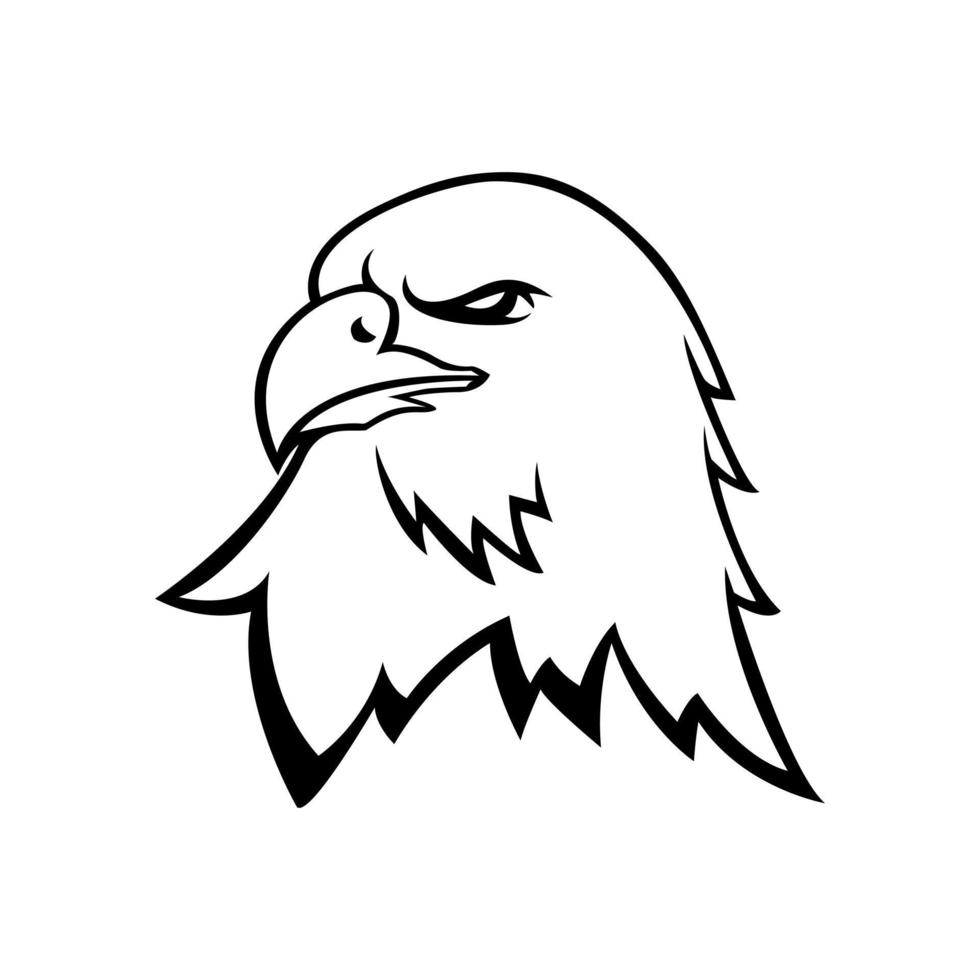 Eagle Head Symbol Illustration Design vector