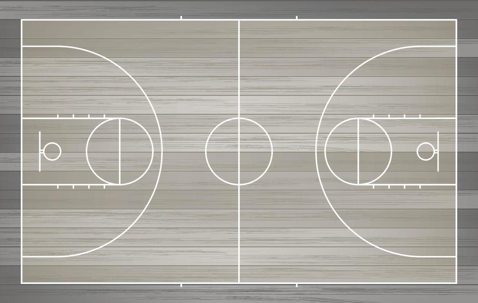 fondo de la cancha de baloncesto. campo de baloncesto. vector. vector