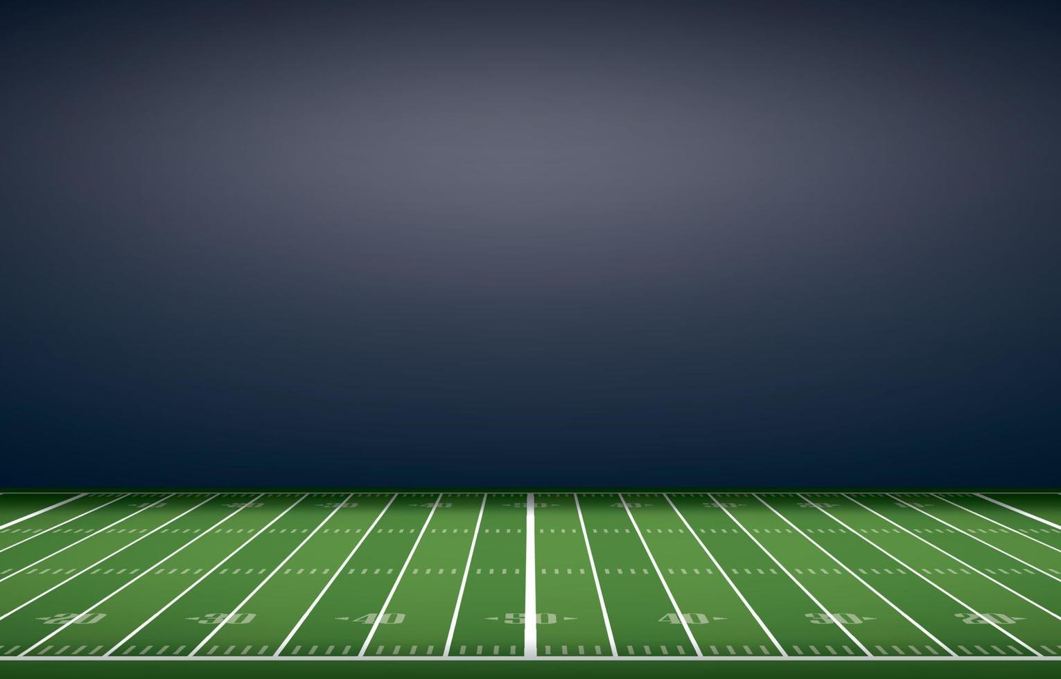 American football stadium background with perspective line pattern of grass field. Vector. vector