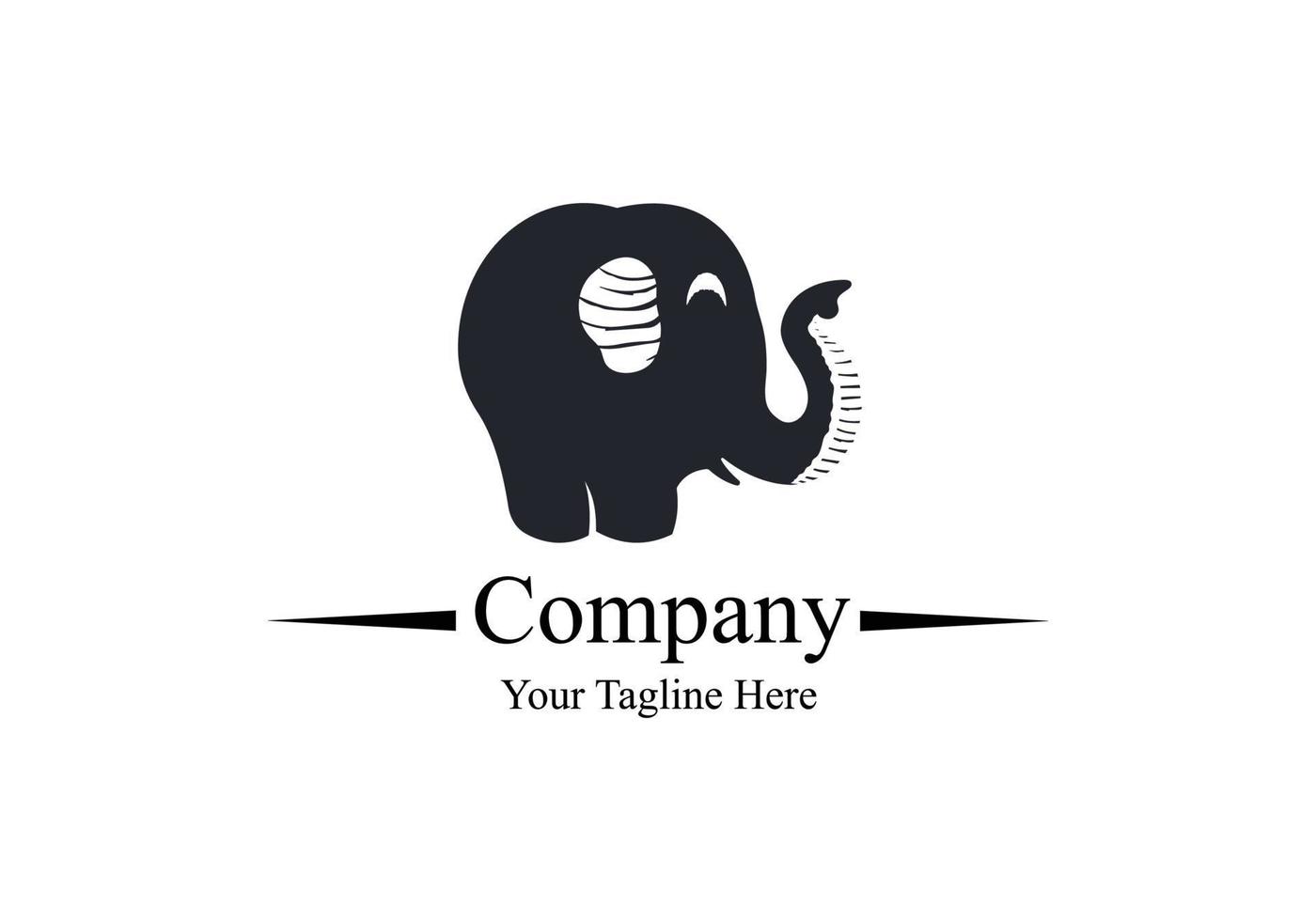 elefante s letra logo, adecuado para ninguna empresa vector