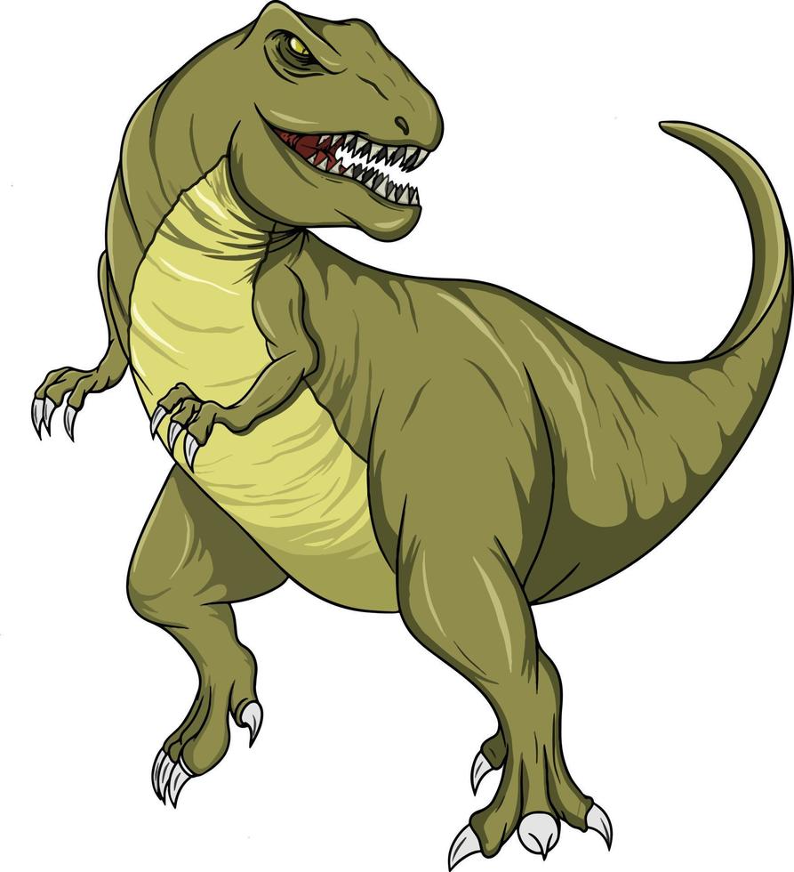 Dinosaur Tyrannosaurus Rex vector