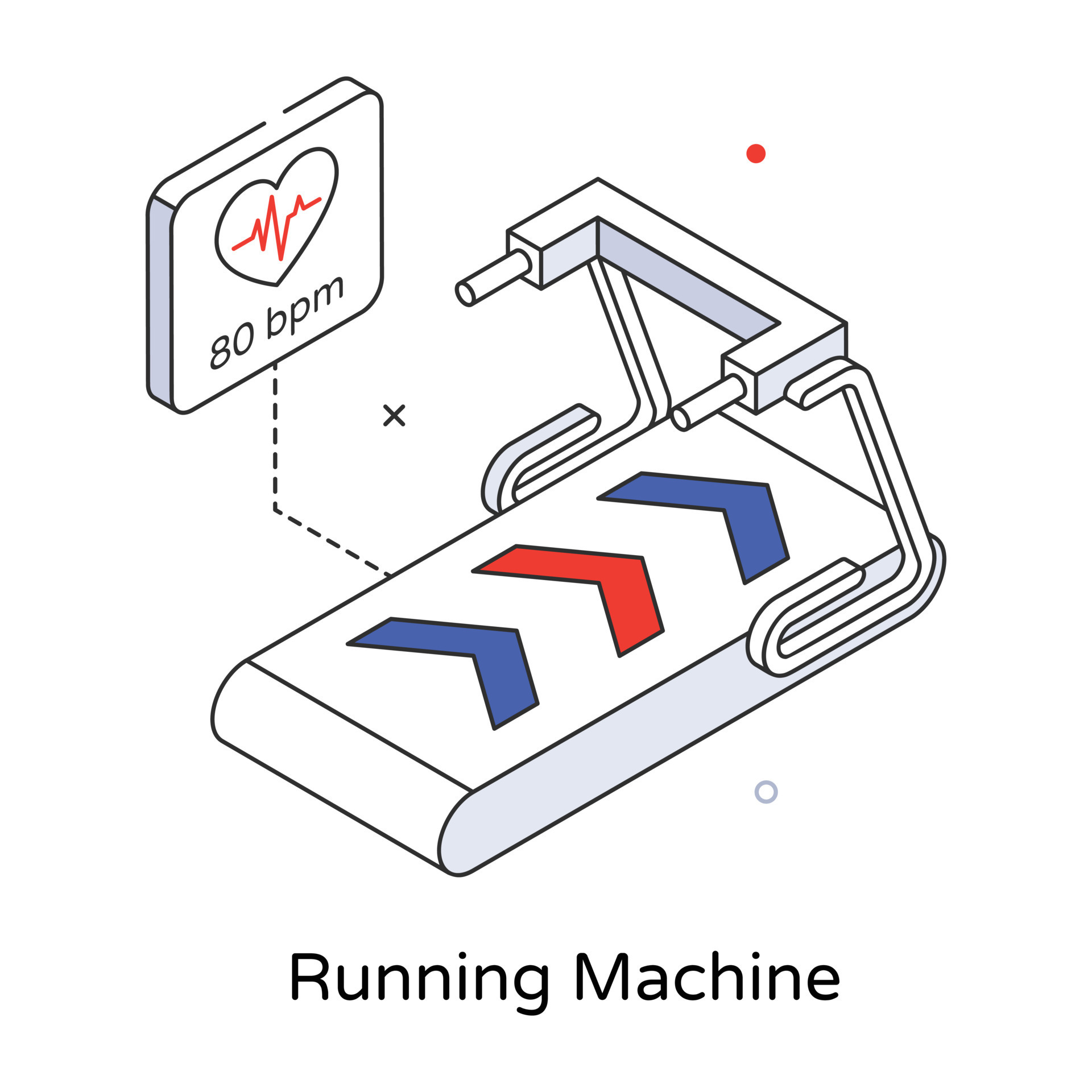 Trendy Running Machine 20617866 Vector Art at Vecteezy