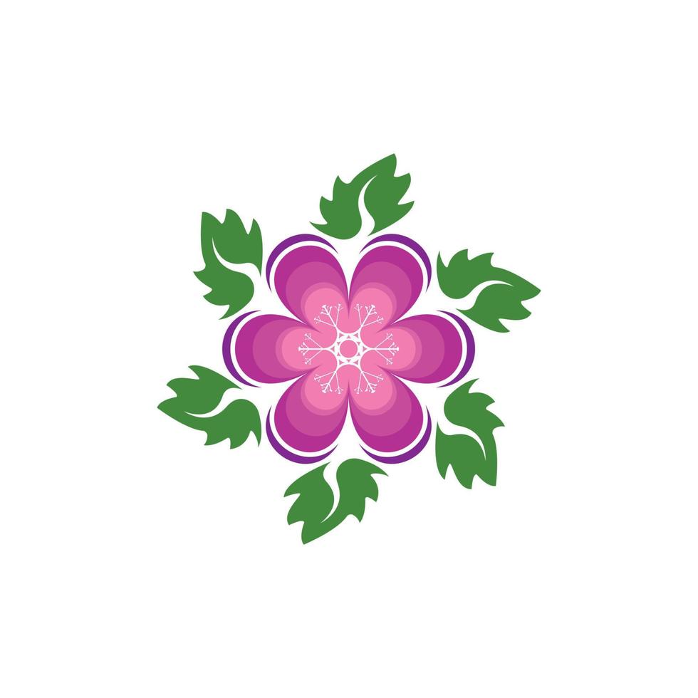 Flower vector icon design