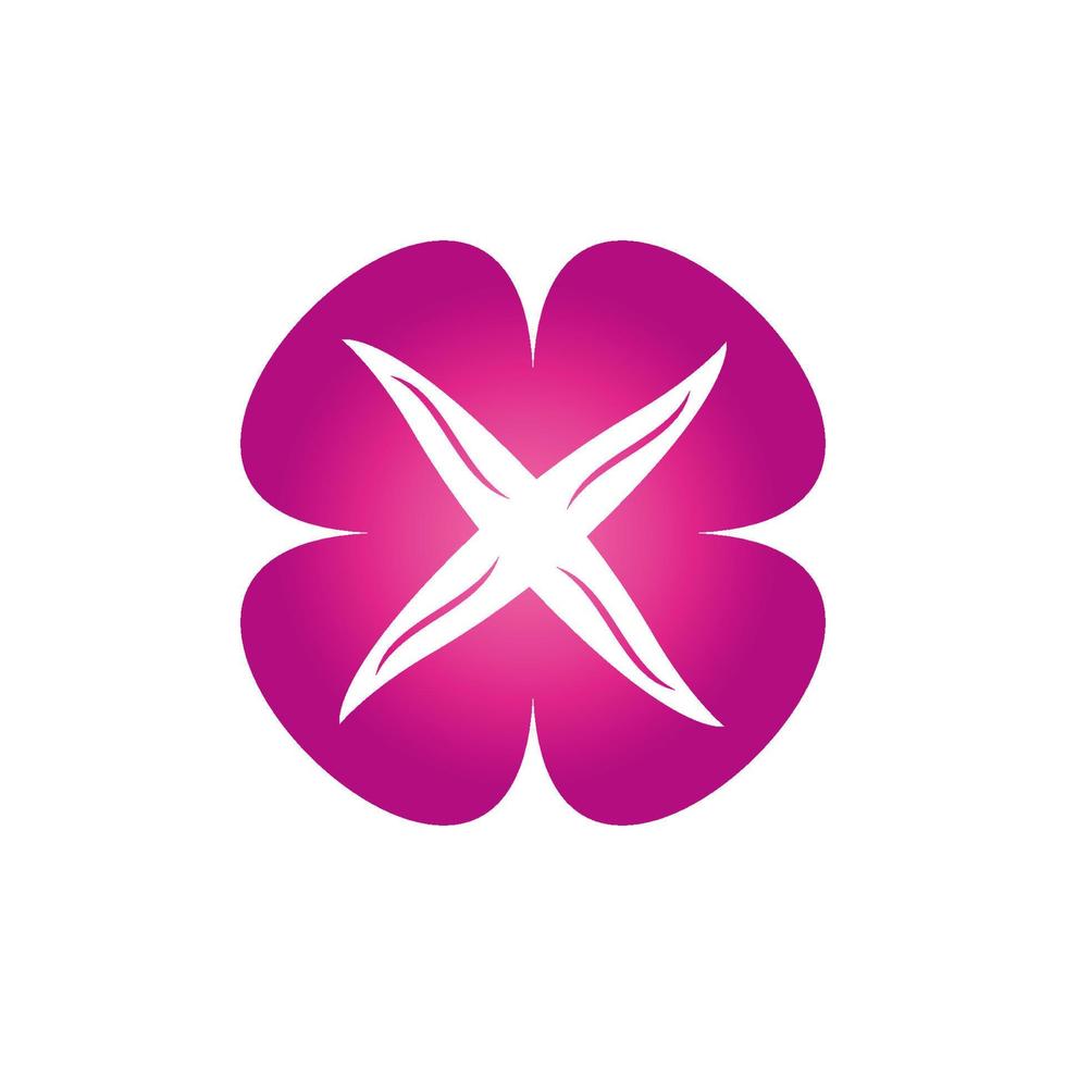 Flower vector icon design