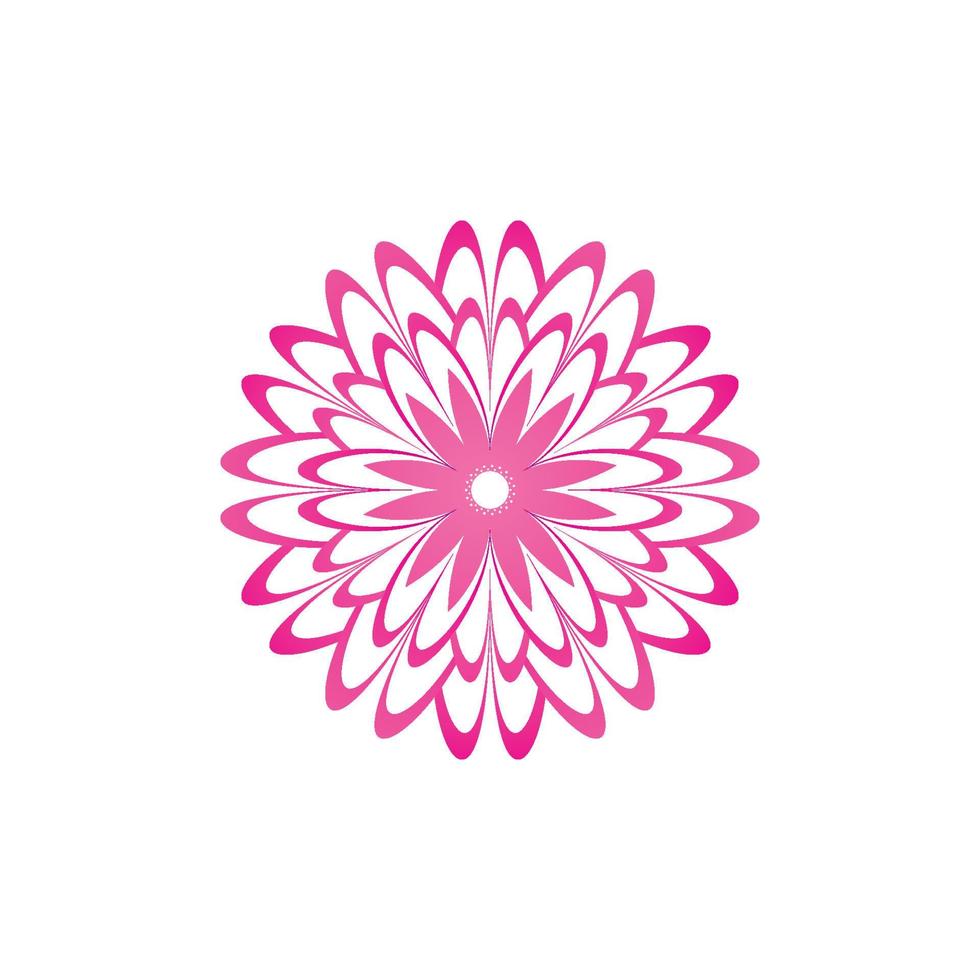 Flower vector icon design
