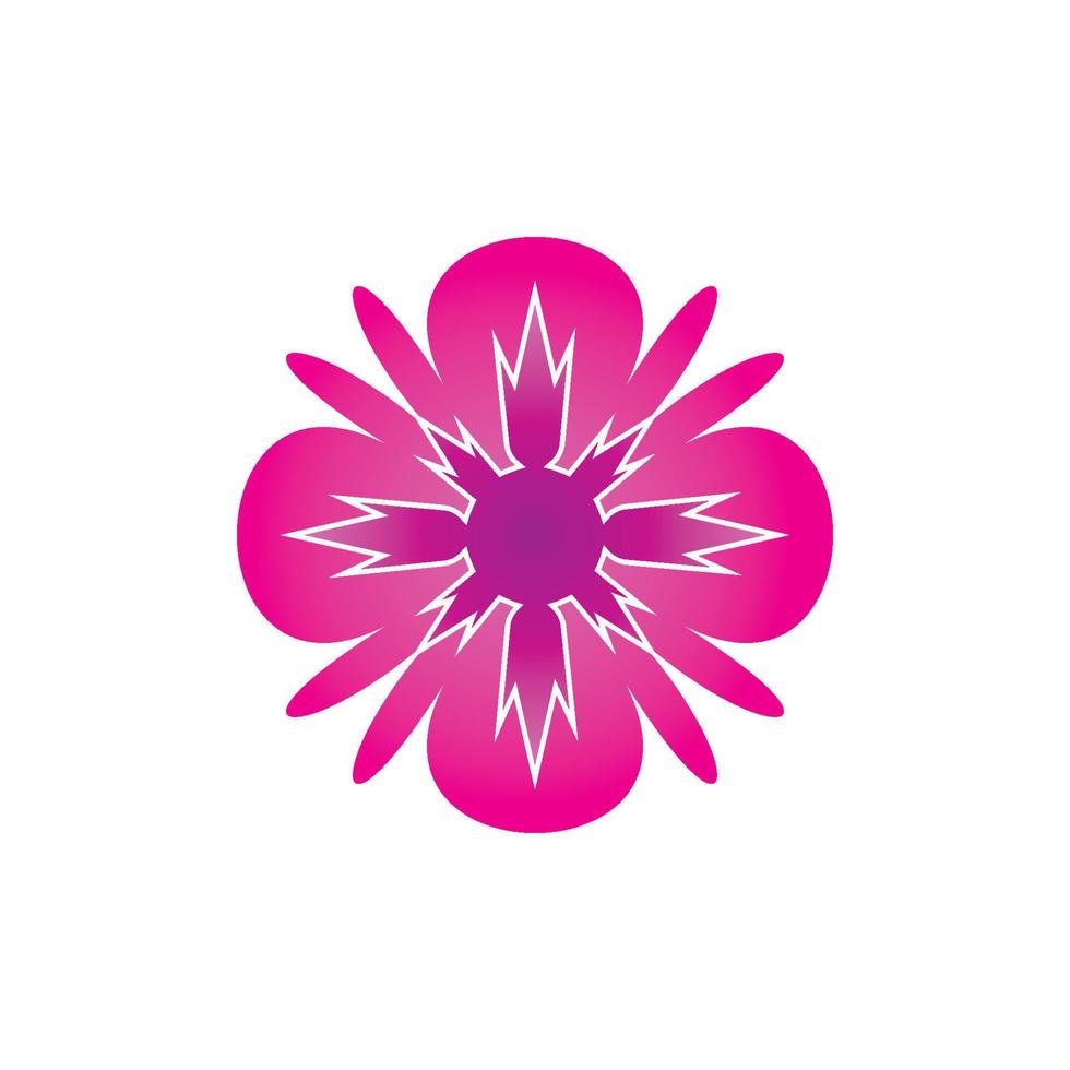 Flower vector icon design
