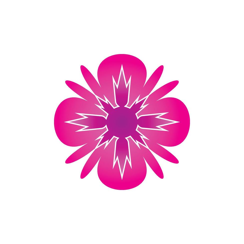 Flower vector icon design