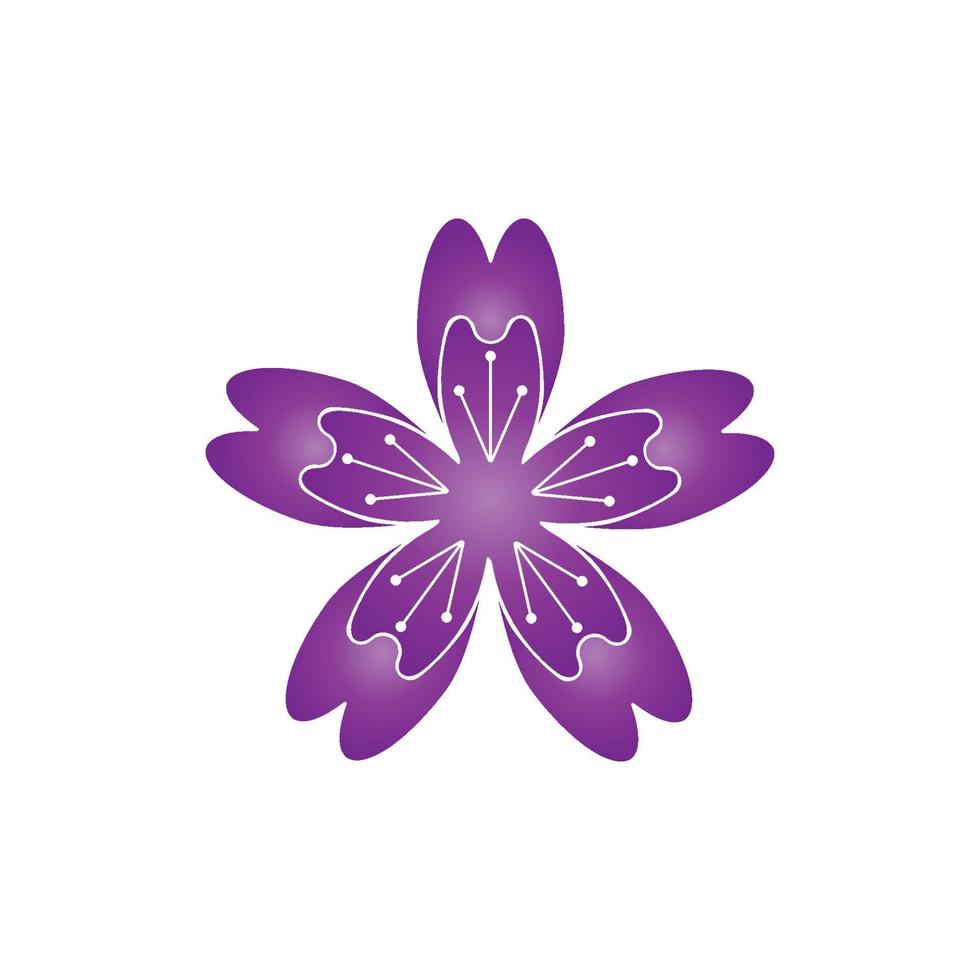 Flower vector icon design