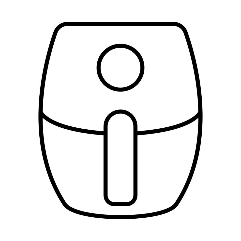 cooking air fryer appliance icon vector for graphic design, logo, website, social media, mobile app, UI illustration