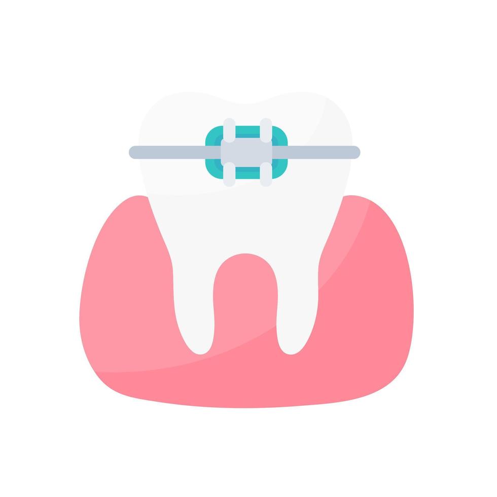 dental health care Solve the problem of tooth decay and swollen gums in the mouth. vector