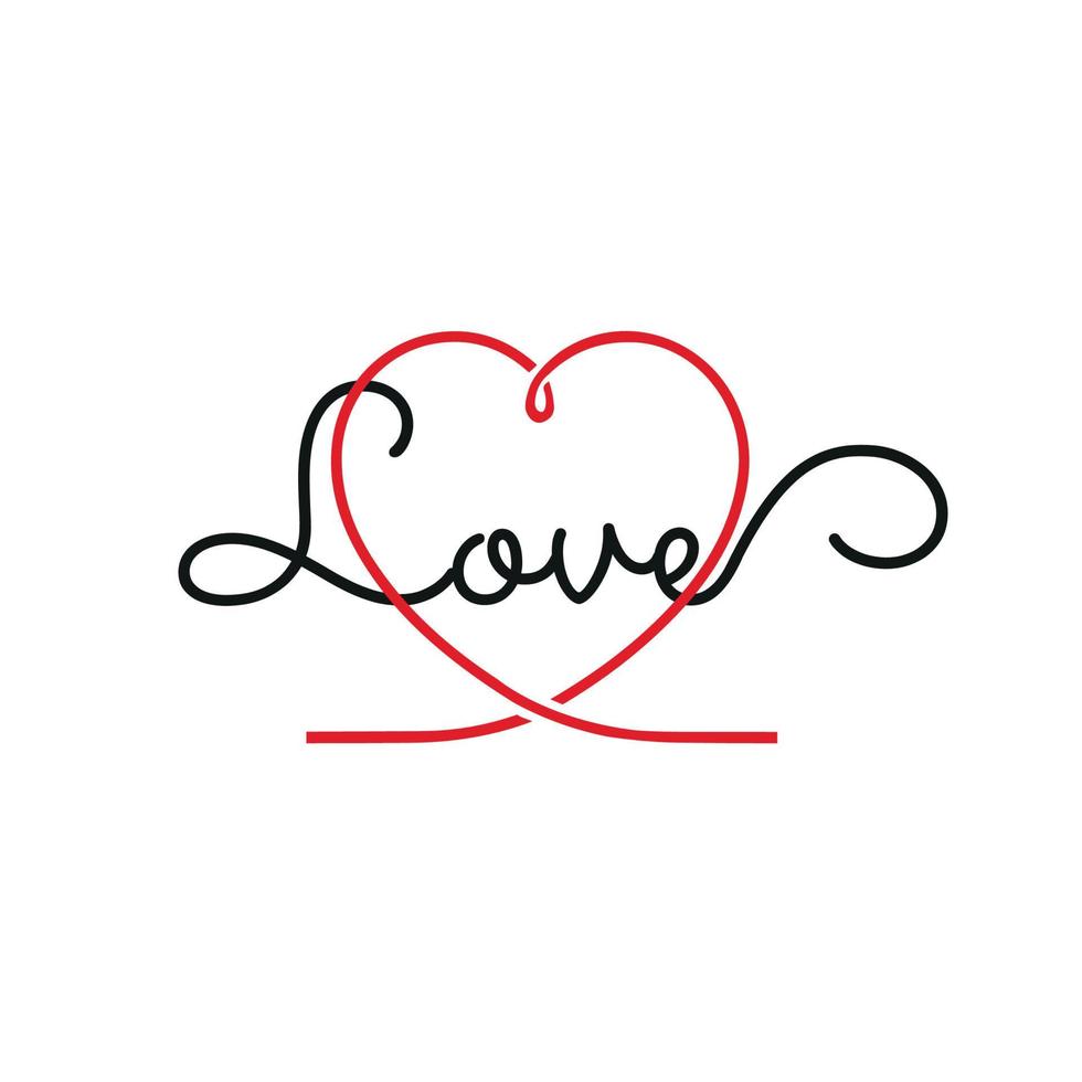 Love themed image, love logo, vector image for t-shirt and apparel industry