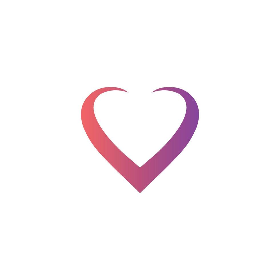 heart logo icon brand, symbol, design, graphic, minimalist.logo vector