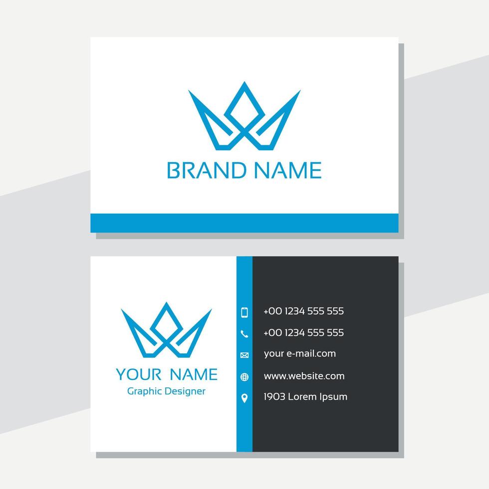 business card a10 brand, symbol, design, graphic, minimalist.logo vector