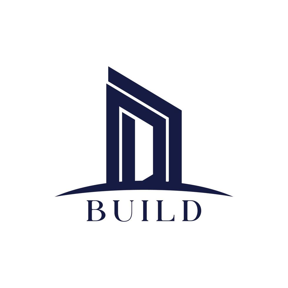 build logo d logo brand, symbol, design, graphic, minimalist.logo vector