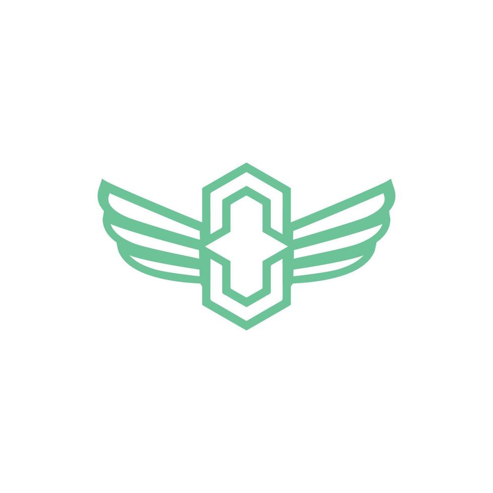 icon for players logo with zero wings design, graphic, minimalist.logo vector