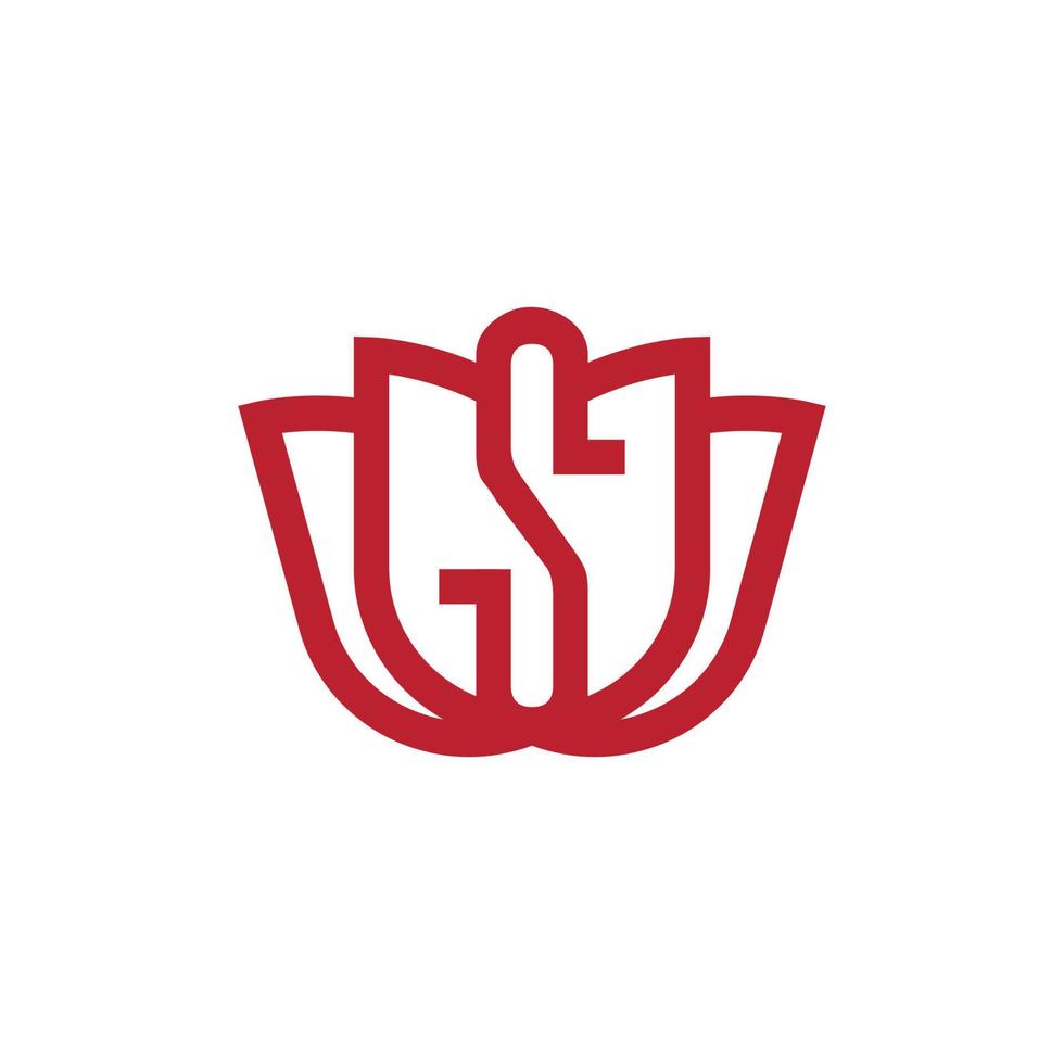 s flower brand, symbol, design, graphic, minimalist.logo vector