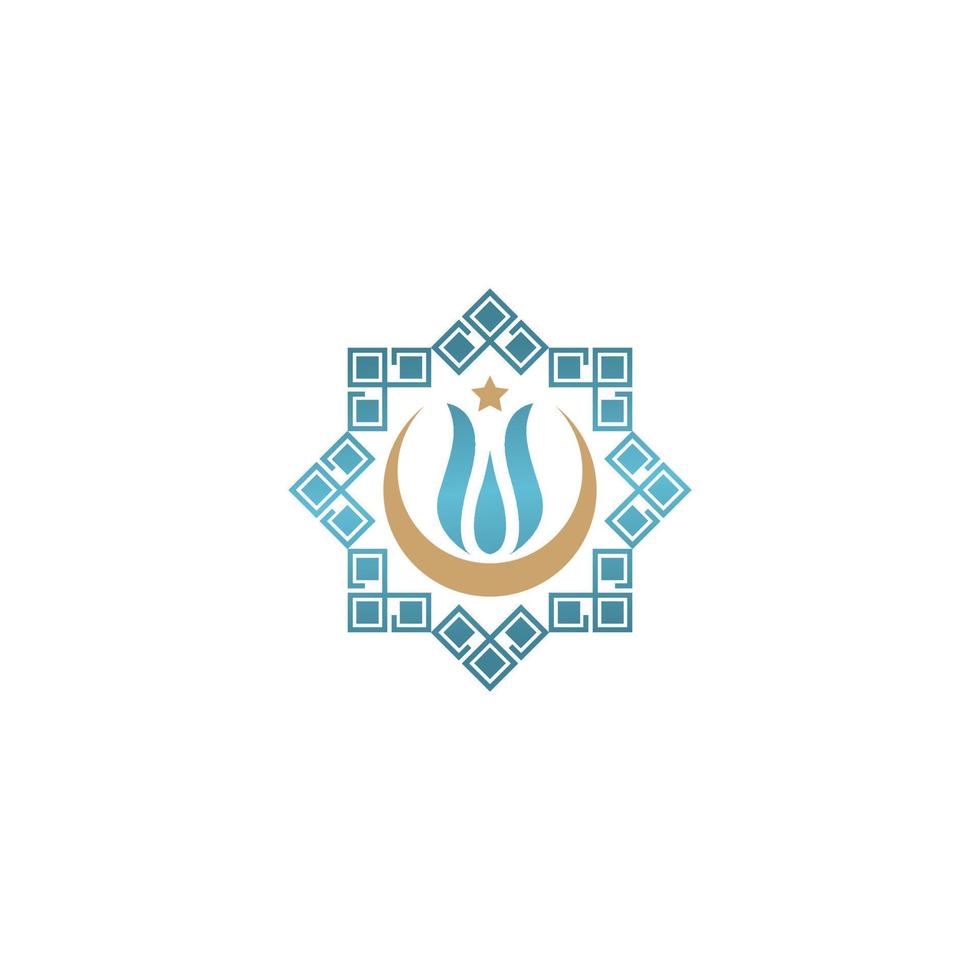 islam logo r3 marca, símbolo, diseño, gráfico, minimalista.logo vector