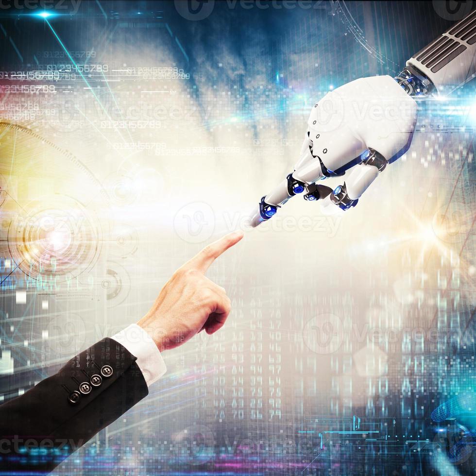 3D Rendering virtual connection photo