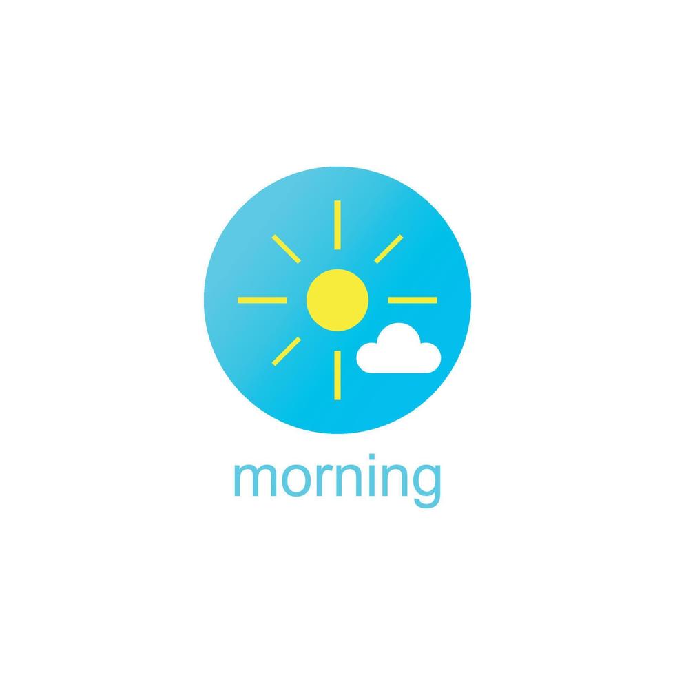 morning a1 Logo concept, branding, creative simple icon vector