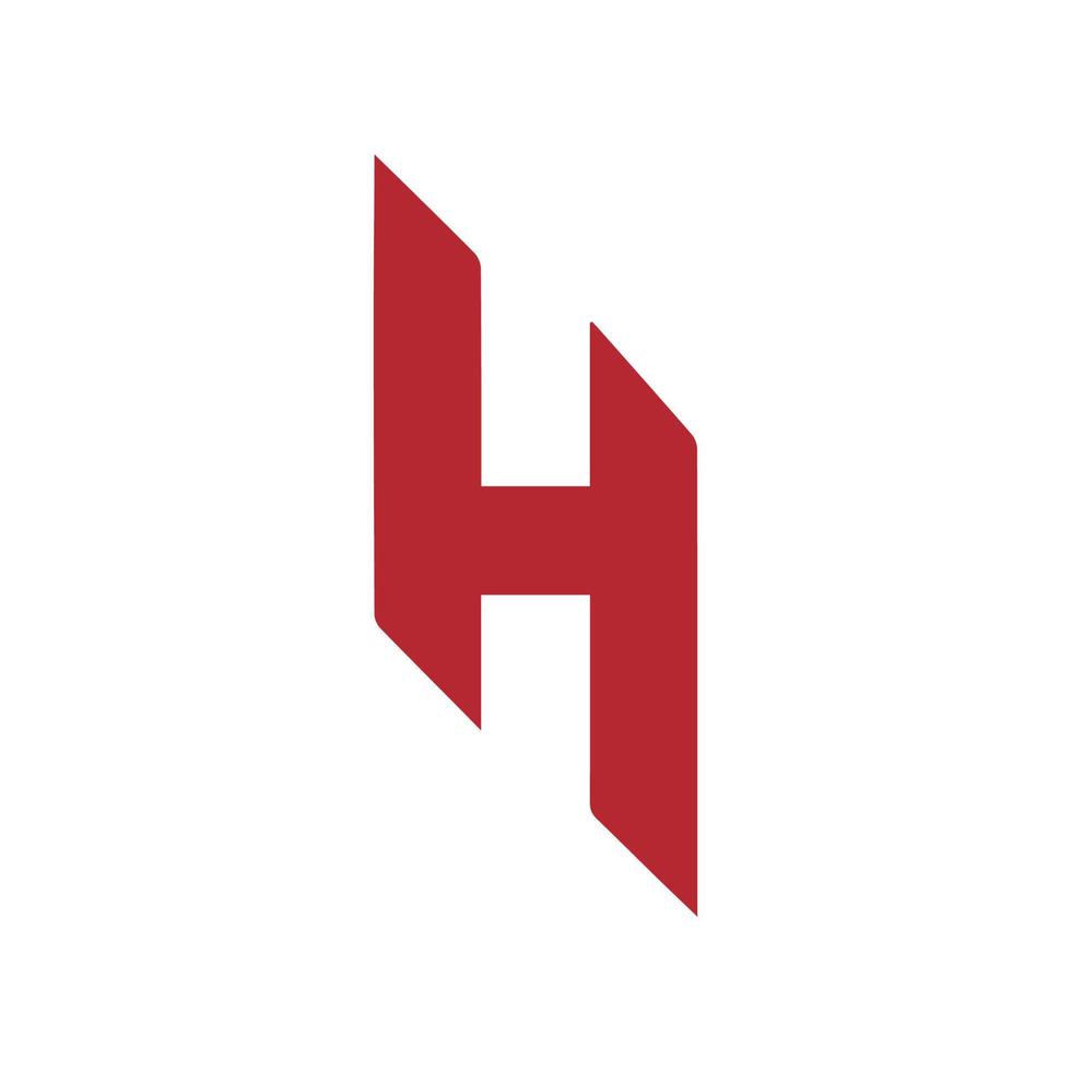 h logo marca, símbolo, diseño, gráfico, minimalista.logo vector