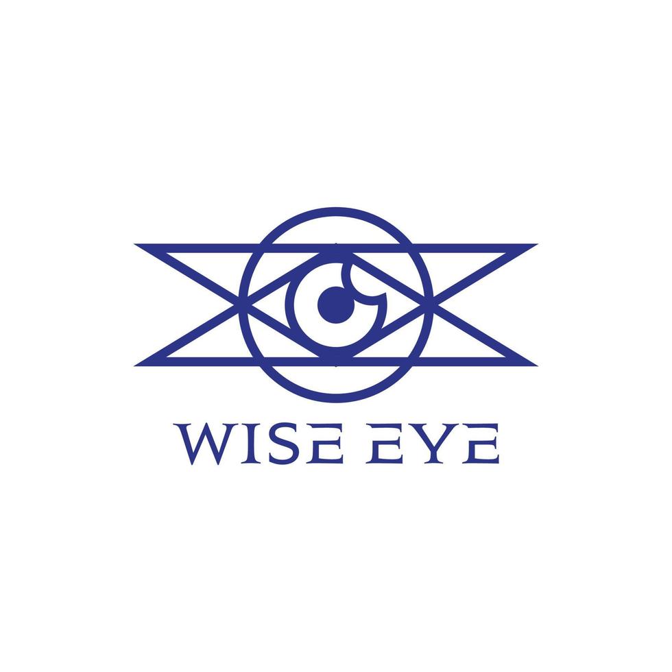 Wise eye brand, symbol, design, graphic, minimalist.logo vector