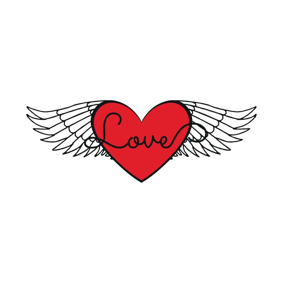 Love themed image, love logo, vector image for t-shirt and apparel industry