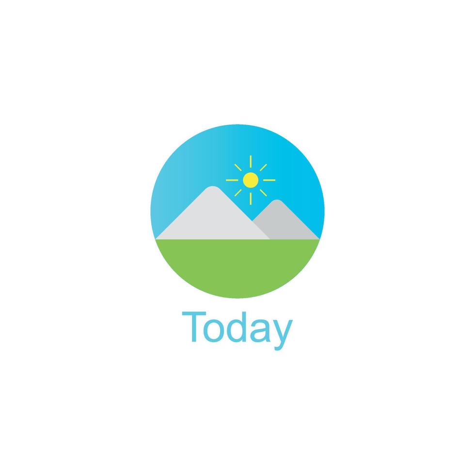 Today a1 Logo concept, branding, creative simple icon vector