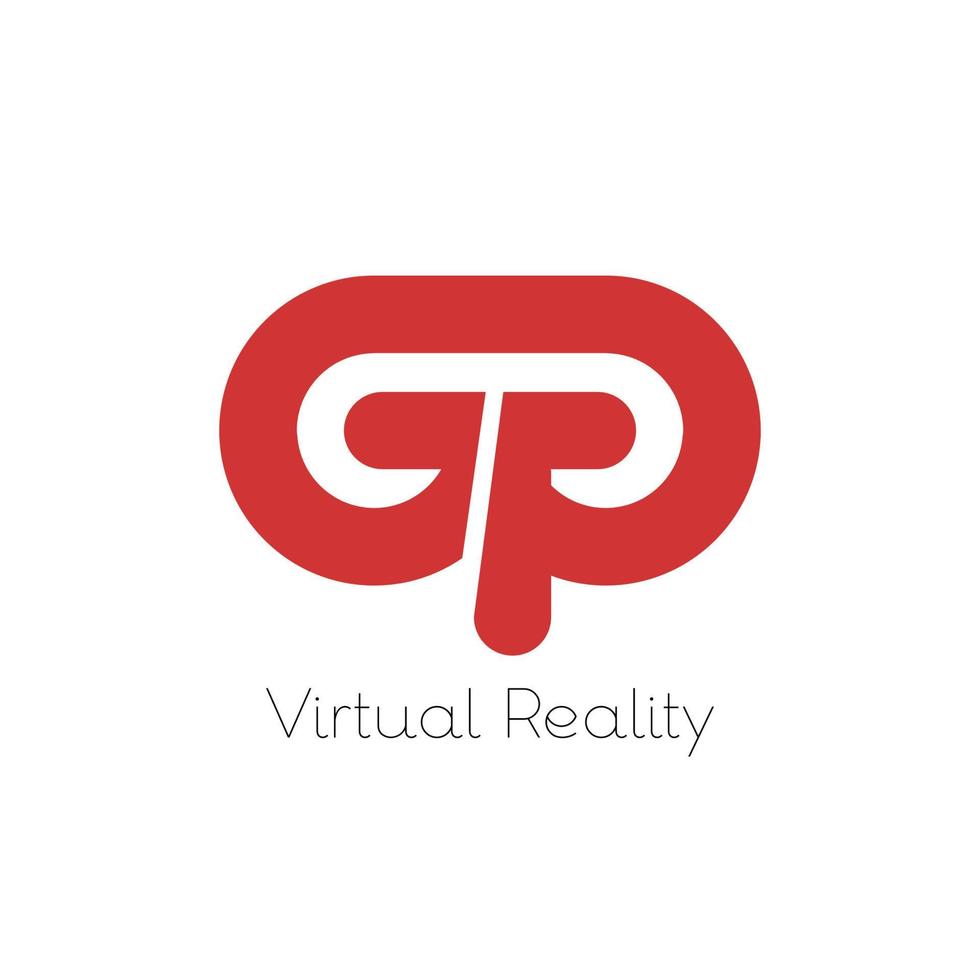 Virtual Reality brand, symbol, design, graphic, minimalist.logo vector