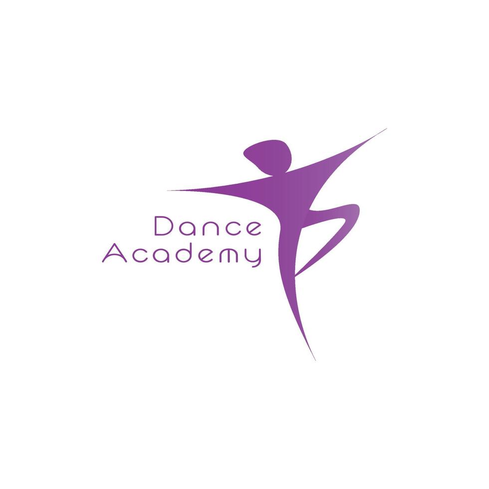 danza academia2 logo marca, símbolo, diseño, gráfico, minimalista.logo vector