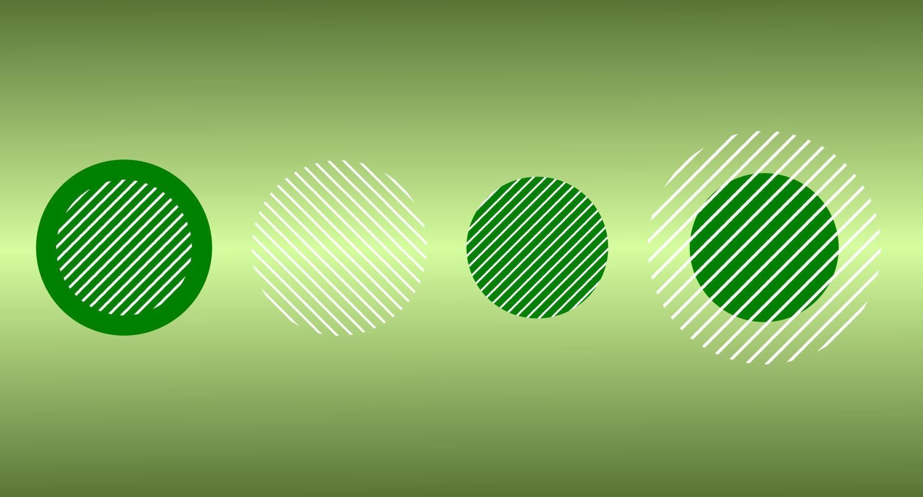 green circle graphic element for website and graphic design, vector illustration abstract object geometry