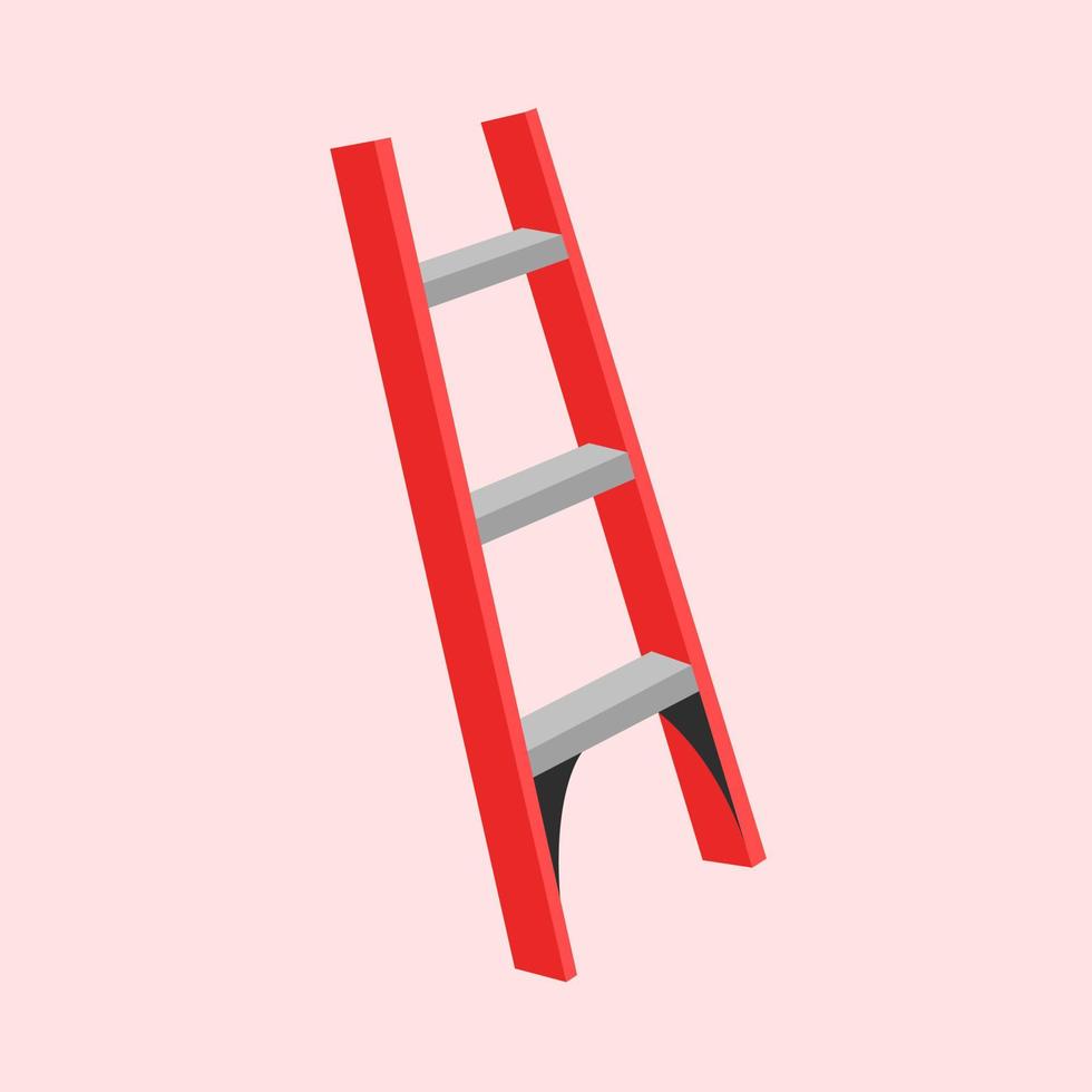 Cute mini ladder vector illustration for graphic design and decorative element