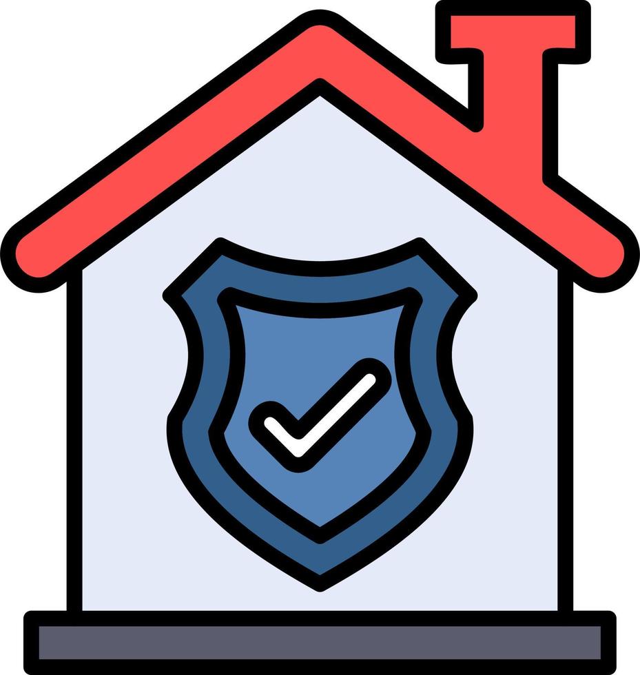Home Security Vector Icon