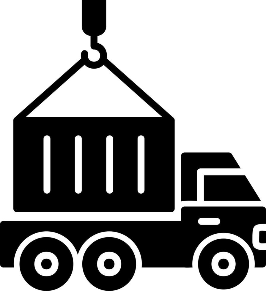 Container Truck Vector Icon