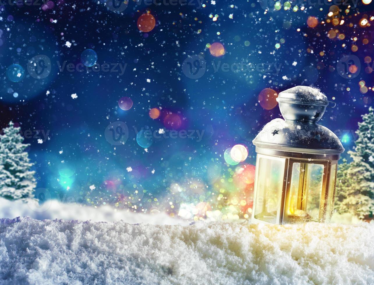 Xmas lantern light photo