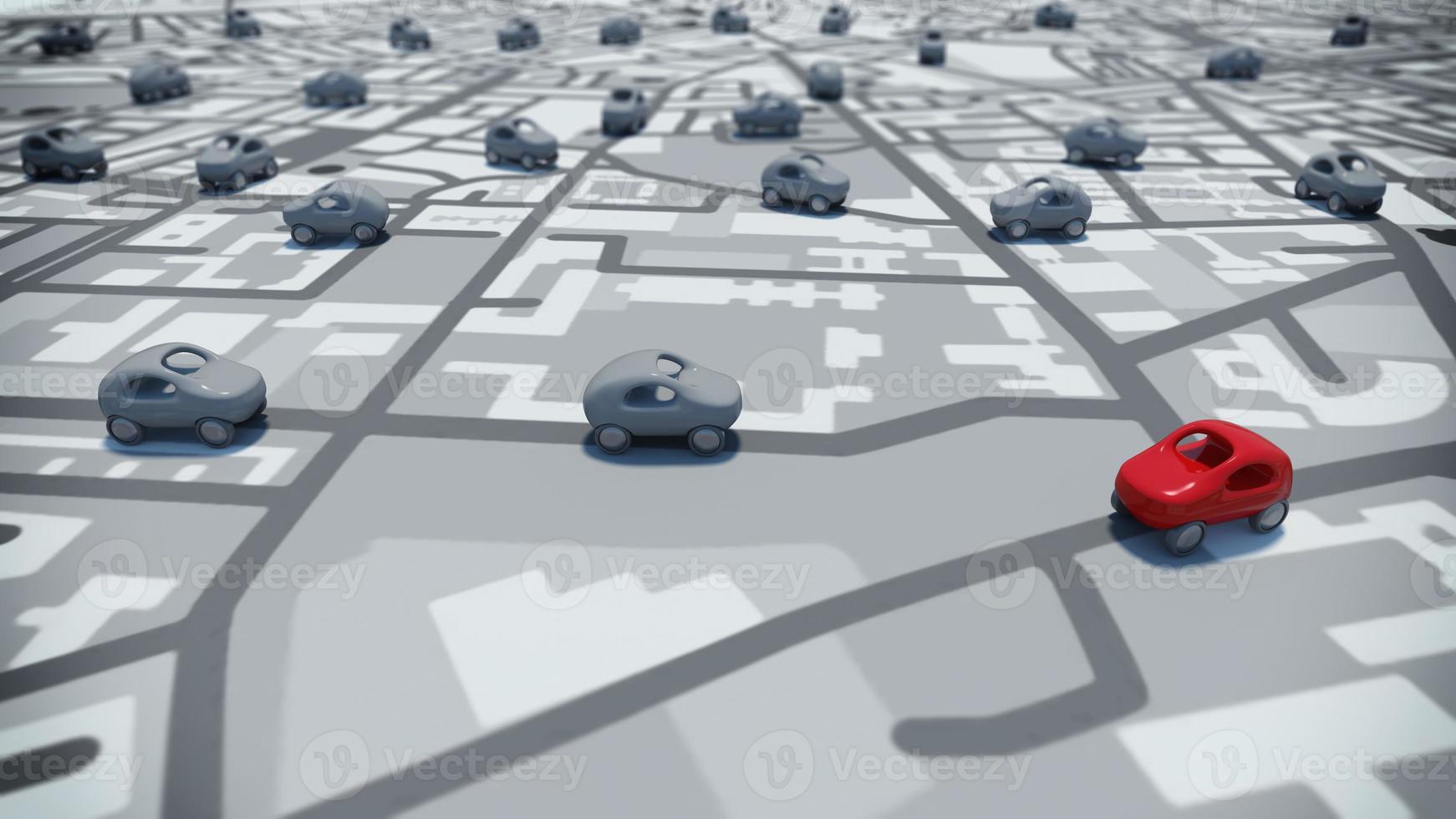 3D Rendering find with gps photo
