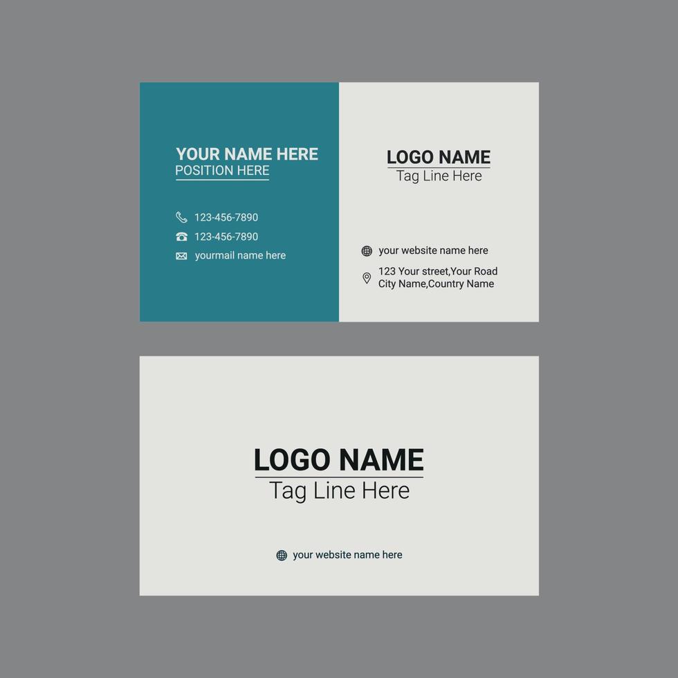 Business Card Template vector