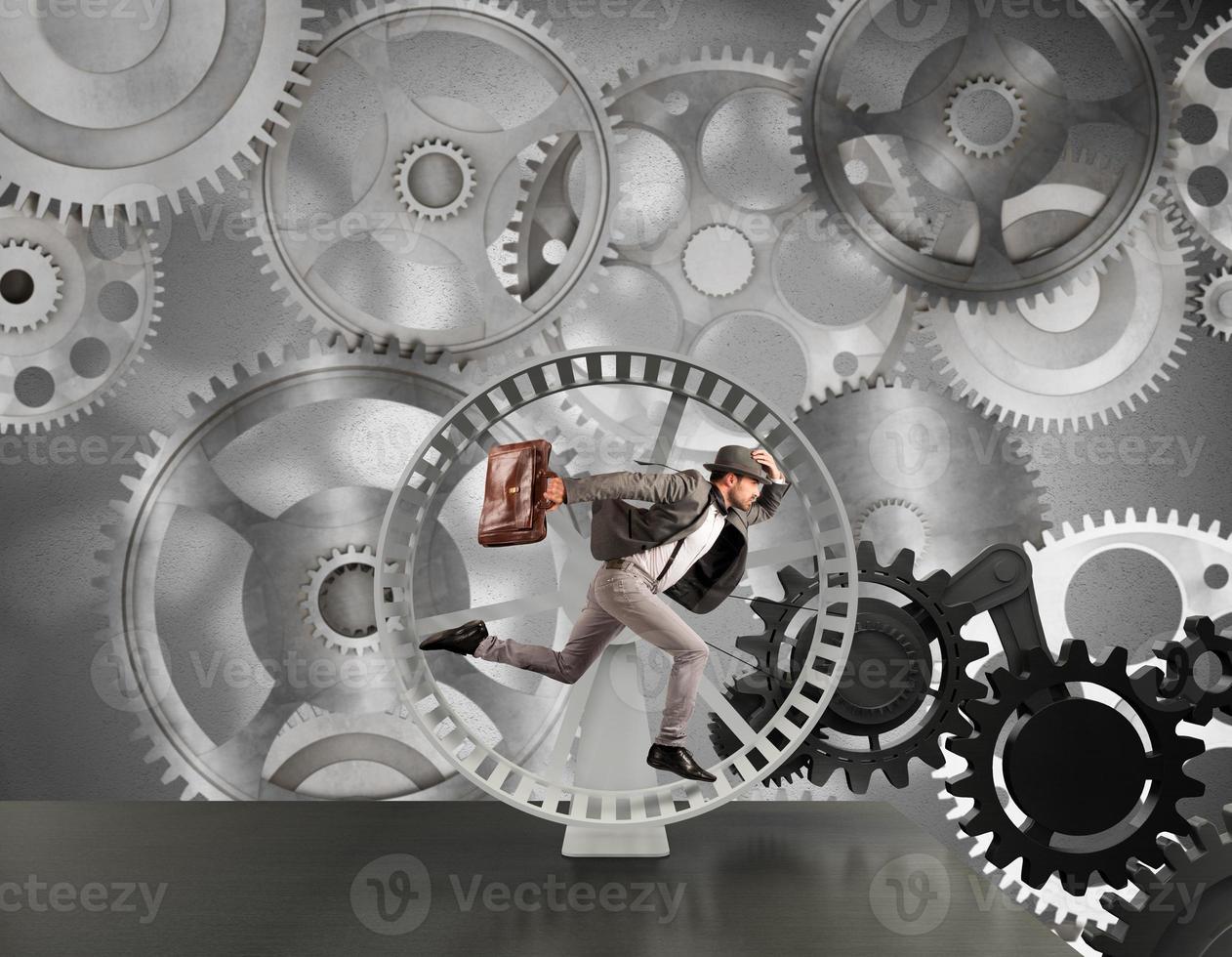 Part of business system photo