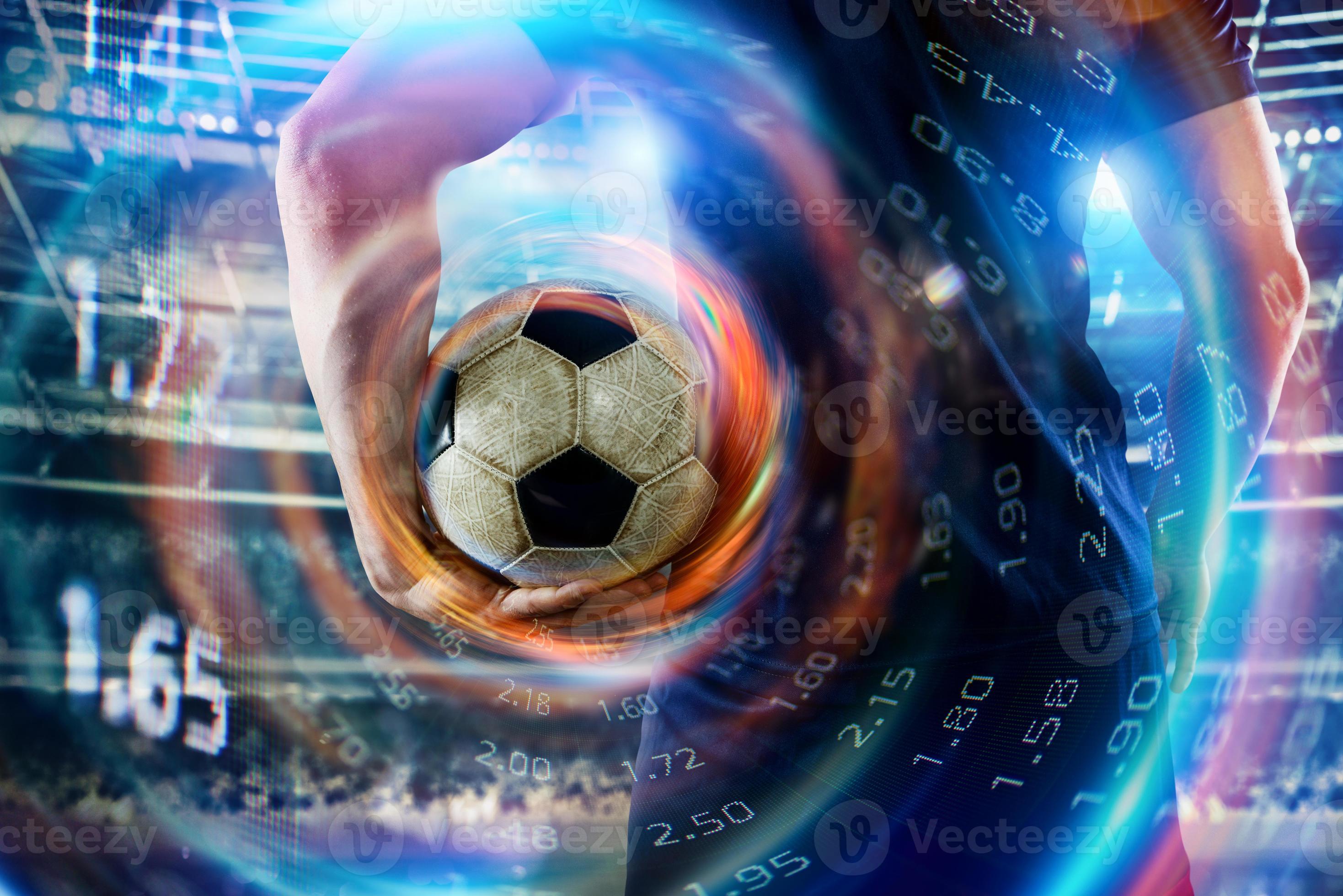 Online bet and analytics and statistics for soccer game 20623603 Stock Photo at Vecteezy