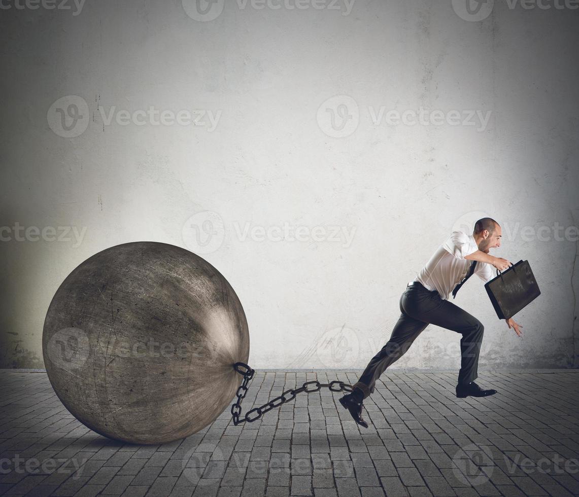 Weight of crisis photo