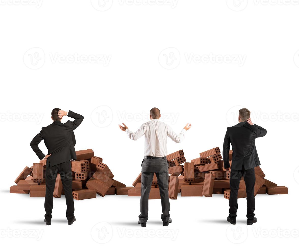 Failure of a building project photo