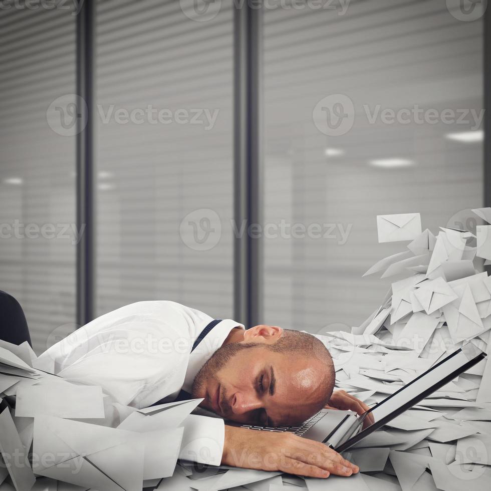 Buried by worksheets and spam photo