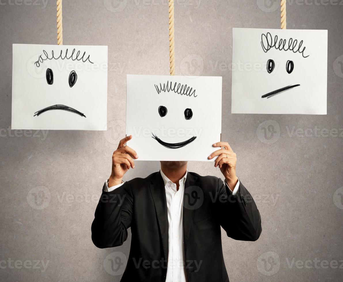 Emotions in business photo