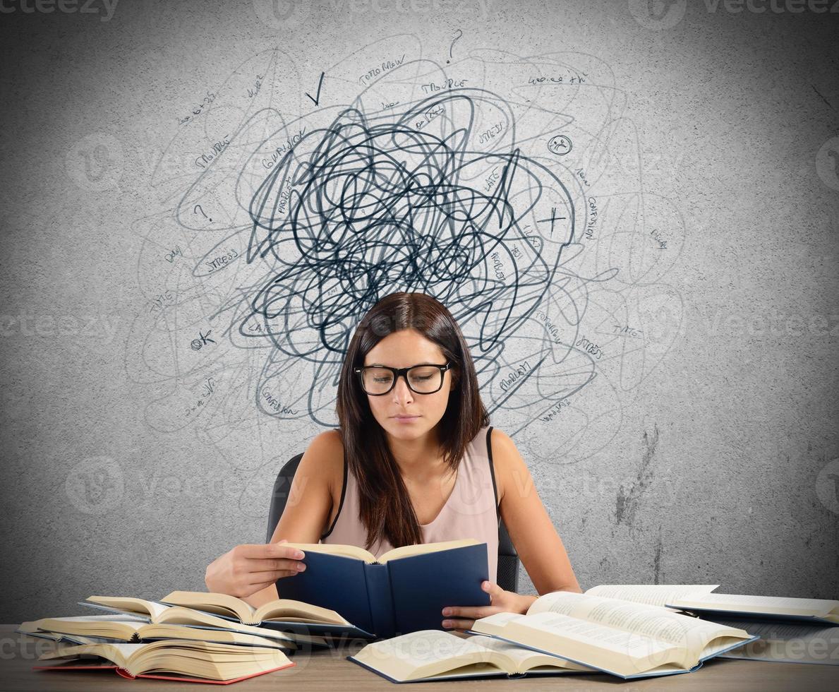 Student with doubts photo