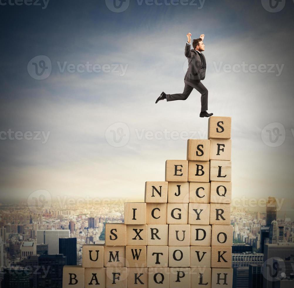 Triumph in business photo